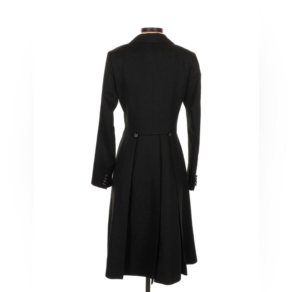 Ralph Lauren Collection Long Coat Dress Black Tuxedo Jacket Wool Tailored NWT 4 - Picture 4 of 6